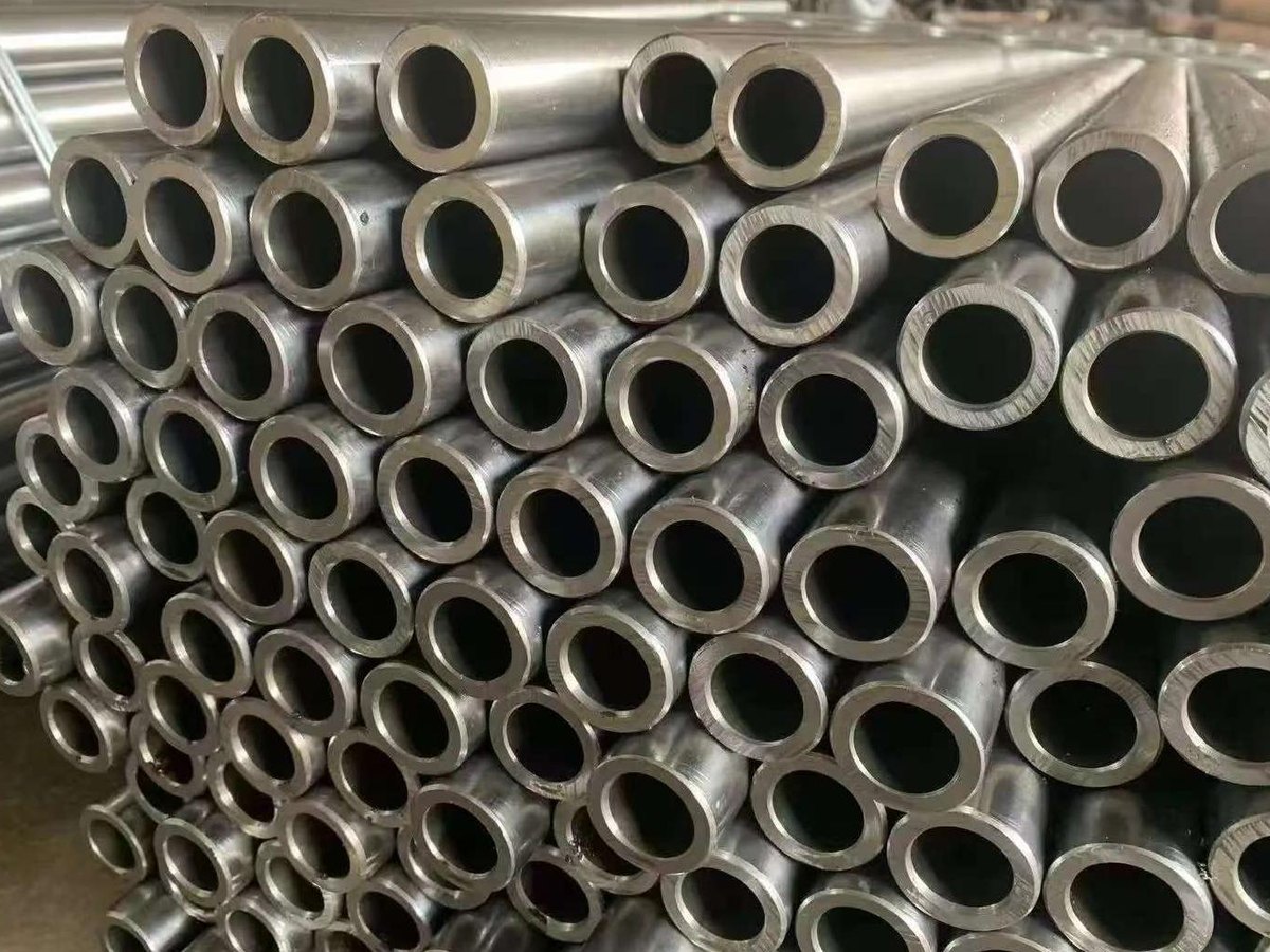 Casing and tubing pipe stock ready for shipment